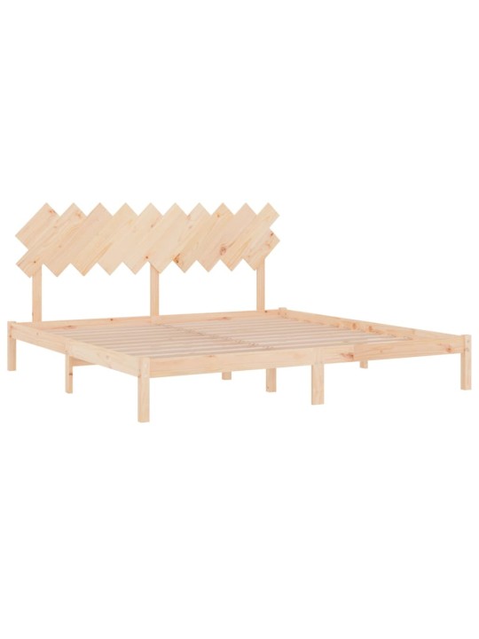 Rám postele 200 x 200 cm masivní dřevo