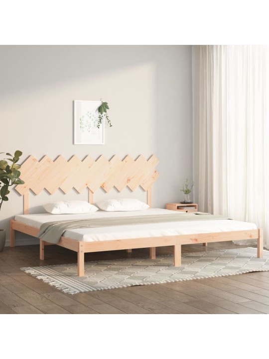 Rám postele 200 x 200 cm masivní dřevo