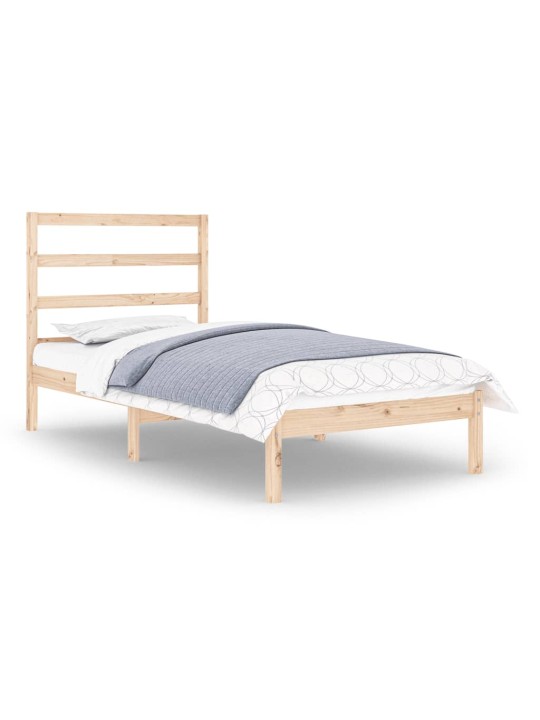 Rám postele masivní dřevo 90 x 190 cm Single