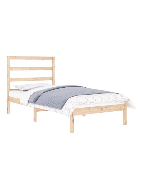 Rám postele masivní dřevo 90 x 190 cm Single