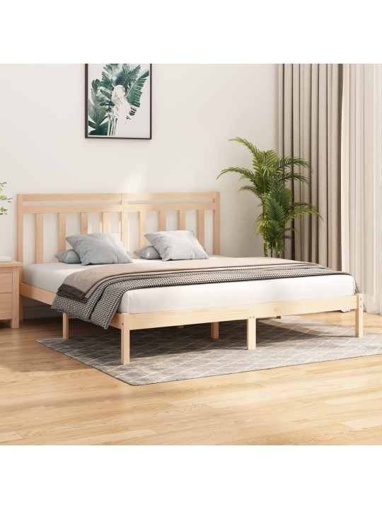 Rám postele masivní dřevo 200 x 200 cm