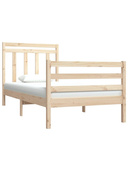 Rám postele masivní dřevo 90 x 190 cm Single