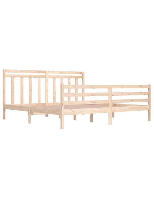 Rám postele masivní dřevo 200 x 200 cm