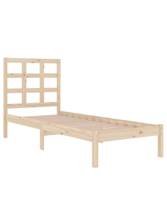 Rám postele masivní dřevo 90 x 190 cm Single