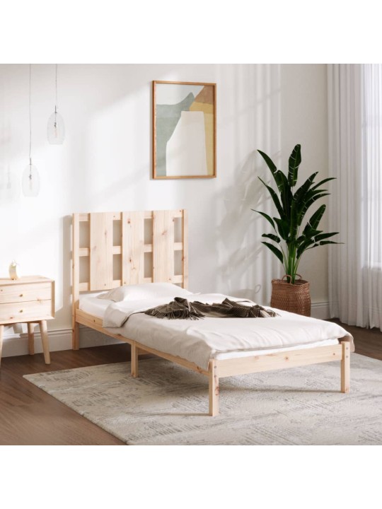 Rám postele masivní dřevo 75 x 190 cm Small Single