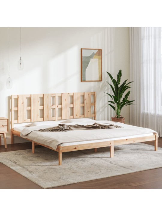 Rám postele masivní dřevo 180 x 200 cm Super King Size