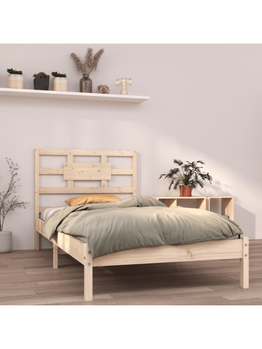 Rám postele masivní dřevo 90 x 200 cm
