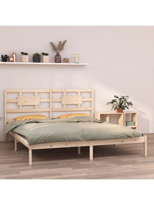 Rám postele masivní dřevo 200 x 200 cm