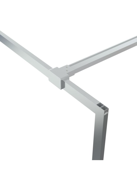 Sprchová zástěna walk-in stříbrná 90 x 195 cm čiré ESG sklo
