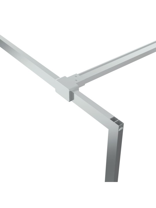 Sprchová zástěna walk-in stříbrná 115 x 195 cm čiré esg sklo