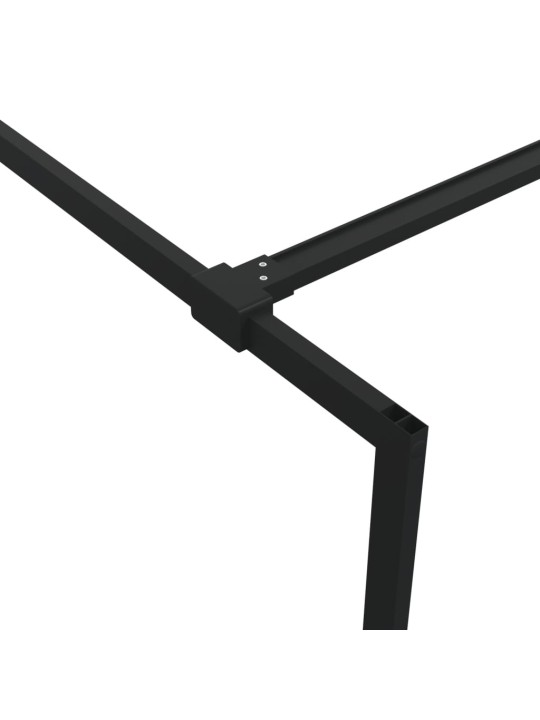 Sprchová zástěna walk-in černá 80 x 195 cm čiré ESG sklo