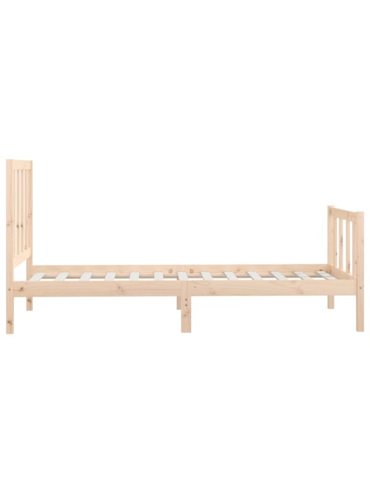 Rám postele masivní dřevo 90 x 200 cm
