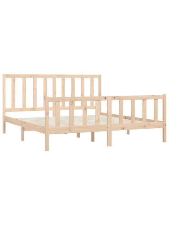 Rám postele masivní dřevo 200 x 200 cm