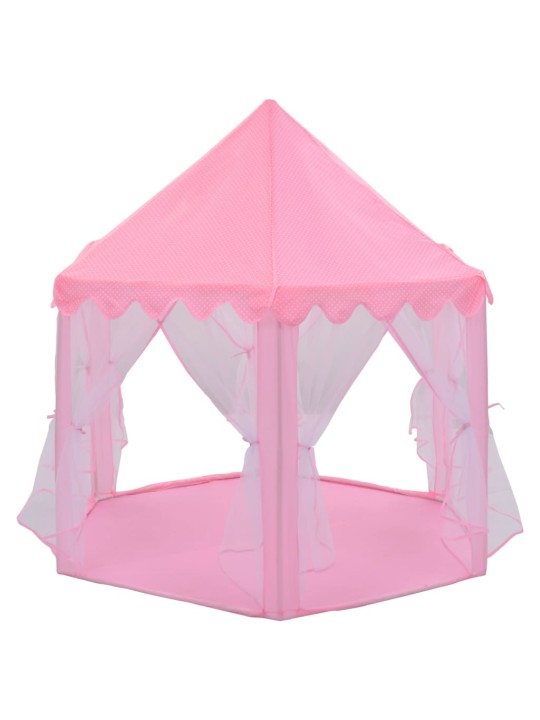 Princeznovský stan na hraní s 250 míčky růžový 133 x 140 cm