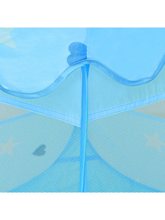 Dětský stan na hraní s 250 míčky modrý 102 x 102 x 82 cm