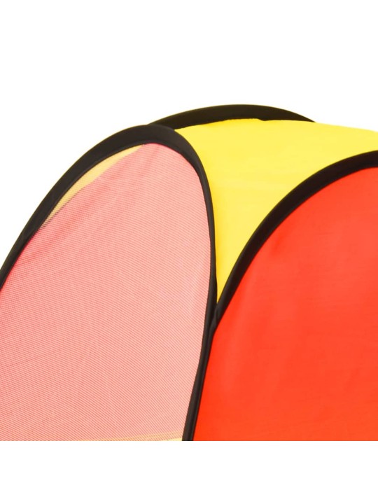Dětský stan na hraní s 250 míčky vícebarevný 255 x 80 x 100 cm