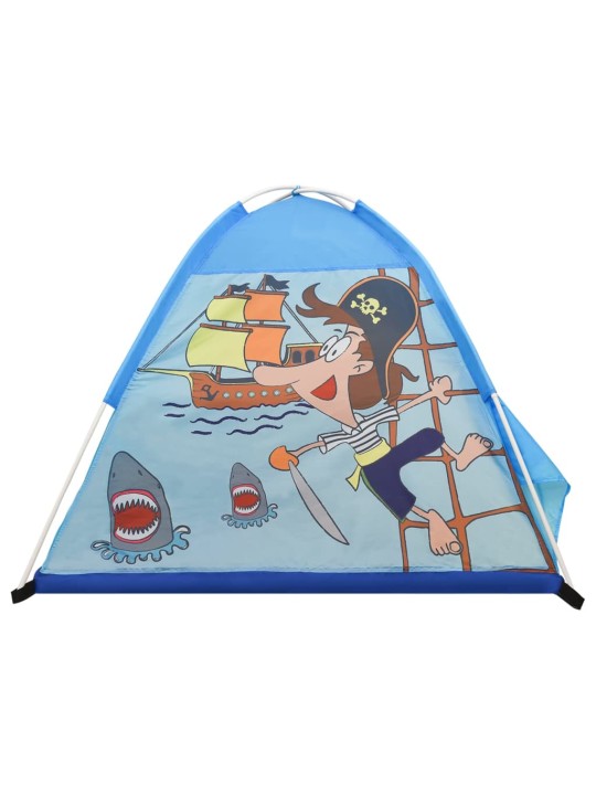Dětský stan na hraní s 250 míčky modrý 120 x 120 x 90 cm