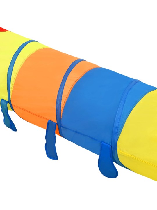 Dětský tunel na hraní s 250 míčky vícebarevný 245 cm polyester