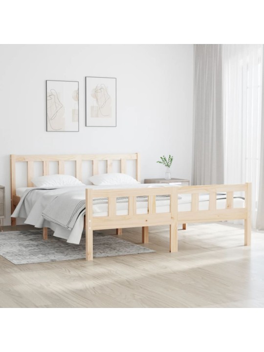 Rám postele masivní dřevo 120 x 190 cm Small Double