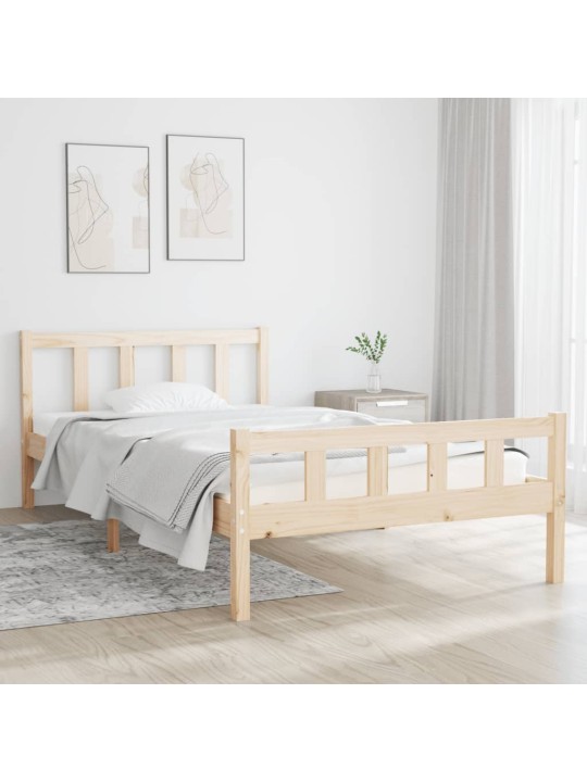 Rám postele masivní dřevo 100 x 200 cm