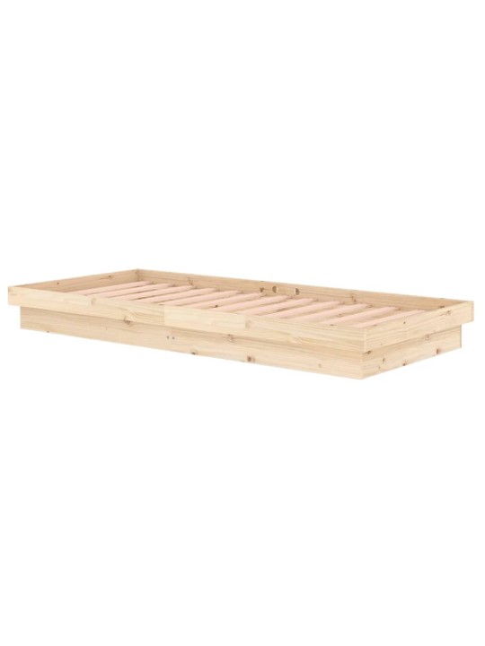 Rám postele masivní dřevo 90 x 200 cm