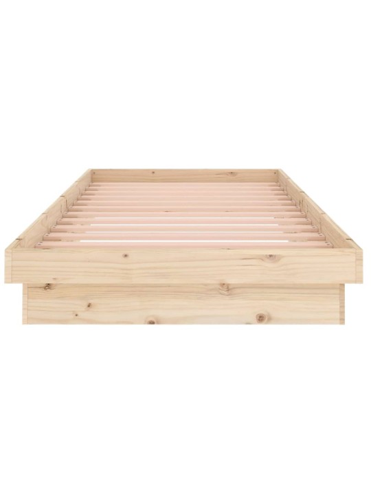 Rám postele masivní dřevo 90 x 200 cm