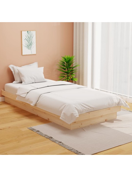 Rám postele masivní dřevo 90 x 200 cm
