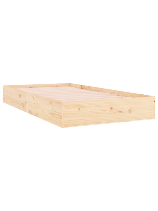 Rám postele masivní dřevo 90 x 200 cm