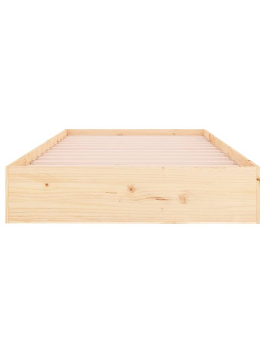 Rám postele masivní dřevo 90 x 200 cm