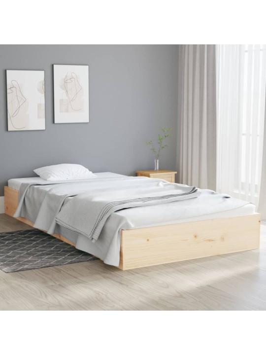 Rám postele masivní dřevo 90 x 200 cm