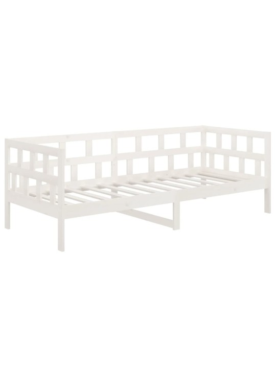 Válenda bílá masivní borové dřevo 90 x 200 cm