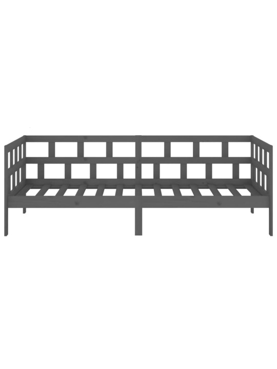 Válenda šedá masivní borové dřevo 80 x 200 cm