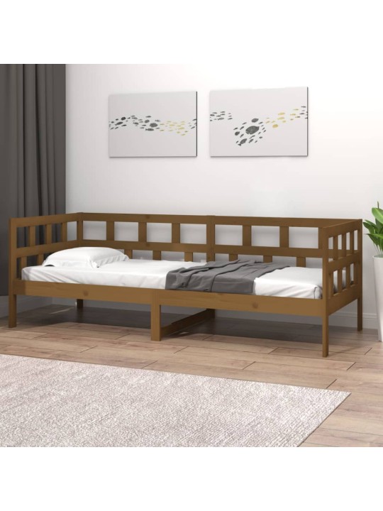 Válenda medově hnědá masivní borové dřevo 80 x 200 cm
