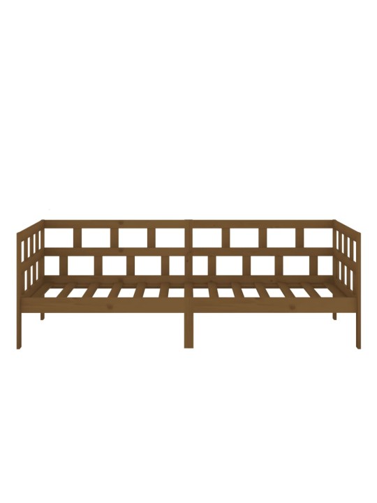 Válenda medově hnědá masivní borové dřevo 80 x 200 cm