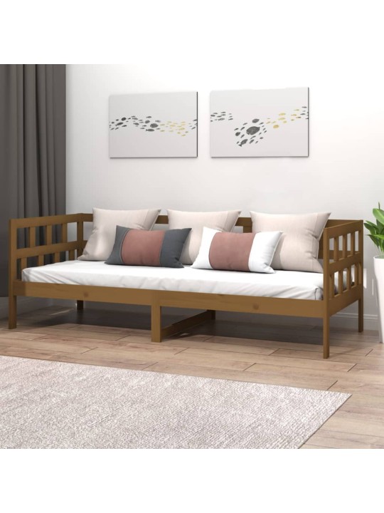 Válenda medově hnědá masivní borové dřevo 80 x 200 cm