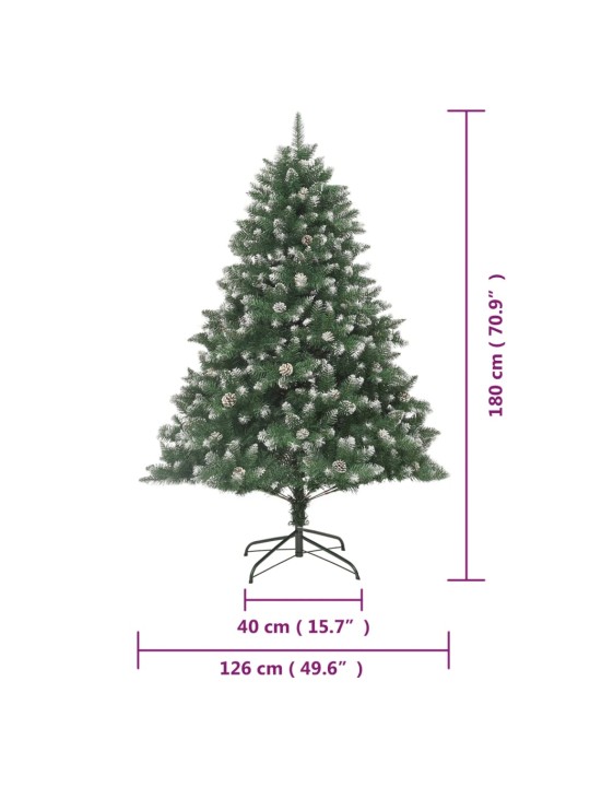 Umělý vánoční stromek se stojanem 180 cm PVC