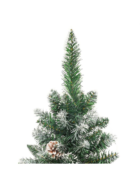 Umělý úzký vánoční stromek se stojanem 120 cm PVC