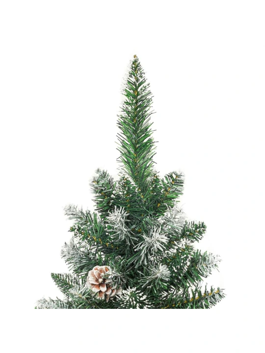 Umělý úzký vánoční stromek se stojanem 120 cm PVC
