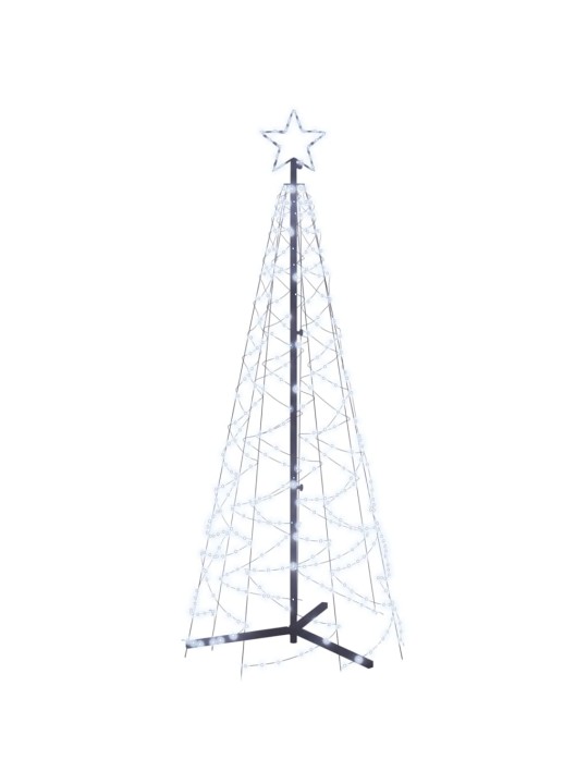 Vánoční stromek kužel 200 studených bílých LED diod 70 x 180 cm