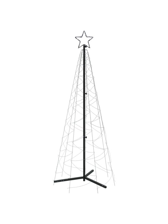 Vánoční stromek kužel 200 studených bílých LED diod 70 x 180 cm