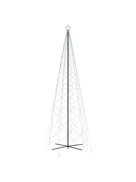 Vánoční stromek kužel 1 400 modrých LED diod 160 x 500 cm
