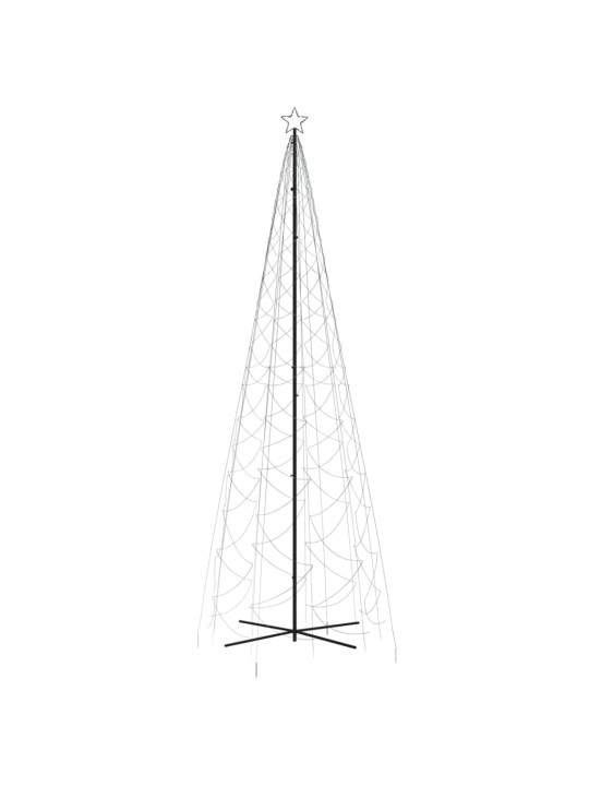 Vánoční stromek kužel 1 400 vícebarevných LED diod 160 x 500 cm