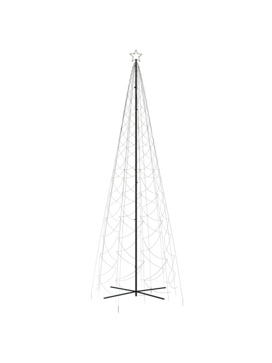 Vánoční stromek kužel 1400 teplých bílých LED diod 160 x 500 cm