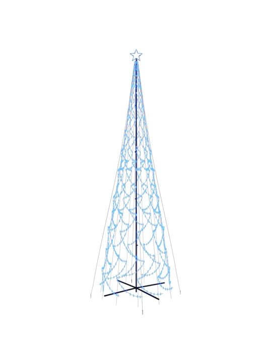 Vánoční stromek kužel 3 000 modrých LED diod 230 x 800 cm