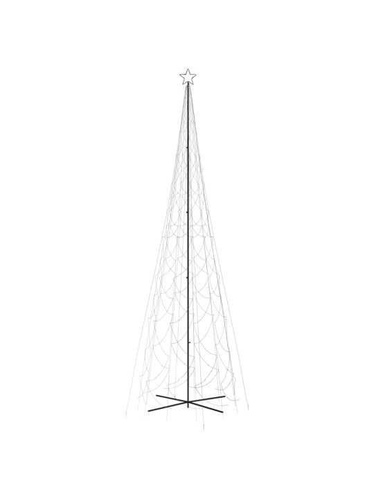 Vánoční stromek kužel 3 000 modrých LED diod 230 x 800 cm