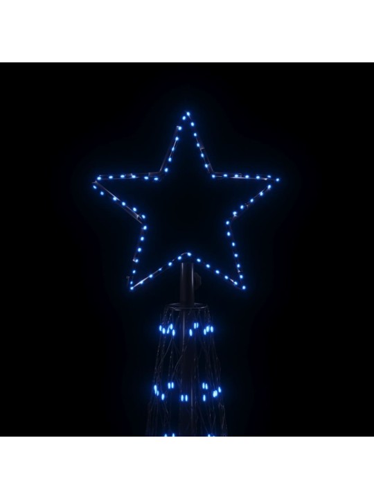 Vánoční stromek kužel 3 000 modrých LED diod 230 x 800 cm