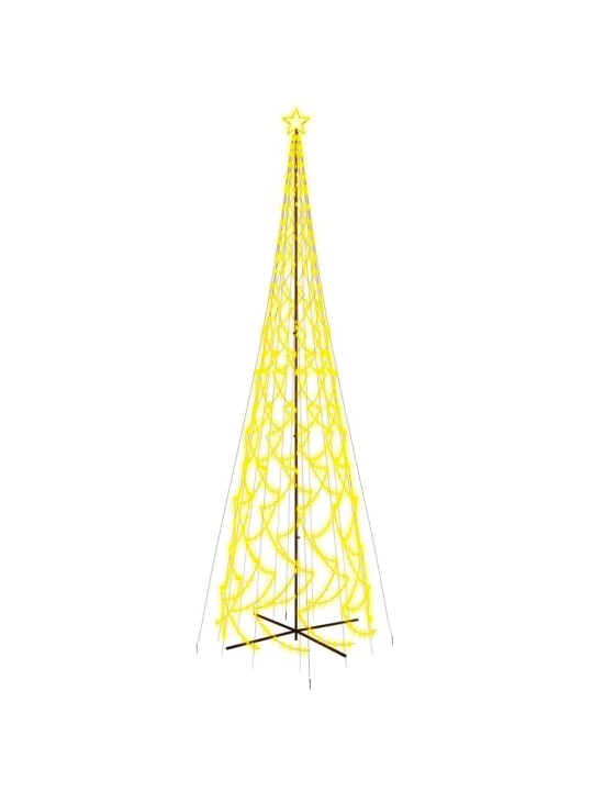 Vánoční stromek kužel 3000 teplých bílých LED diod 230 x 800 cm