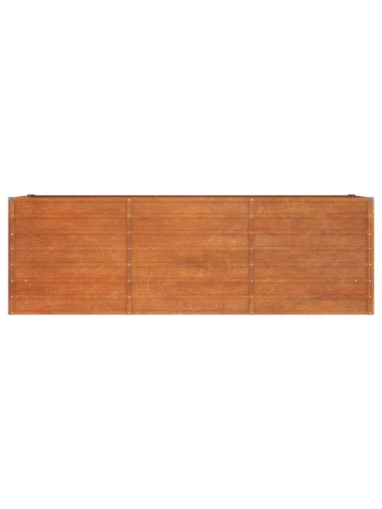 Zahradní vyvýšený záhon rezavý 240 x 80 x 77 cm cortenová ocel