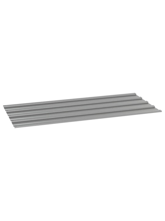 Střešní panely 12 ks rezavé 100 x 44 cm cortenová ocel