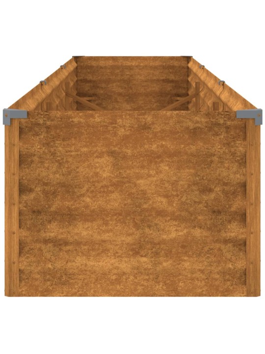 Zahradní vyvýšený záhon 291 x 50 x 36 cm cortenová ocel